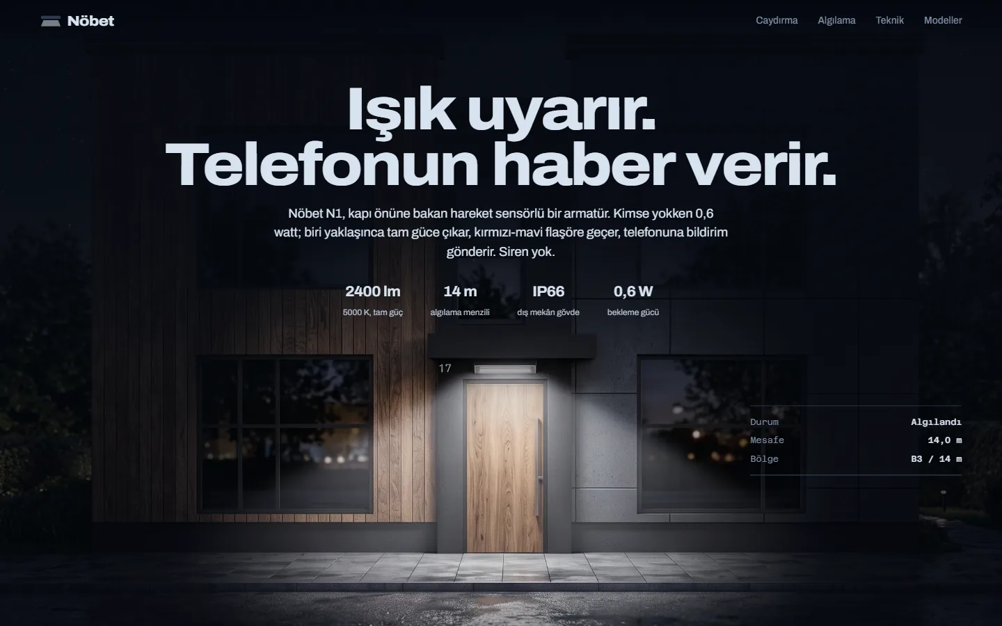 Nöbet N1 ürün sayfası ekran görüntüsü